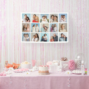 Create Your Own 15 Photo Collage Banner