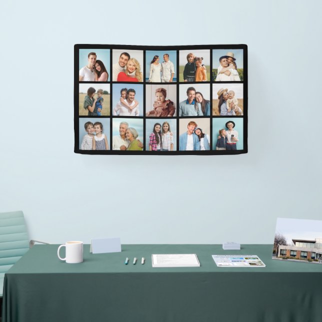 Create Your Own 15 Photo Collage Banner (Tradeshow)