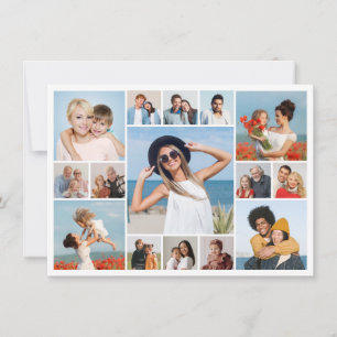 Create Your Own 15 Photo Collage Card