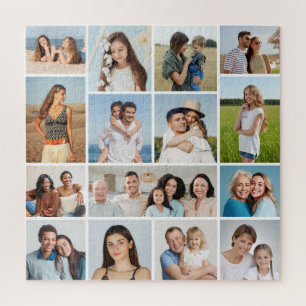 Create Your Own 15 Photo Collage Jigsaw Puzzle