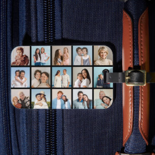 Create Your Own 15 Photo Collage Luggage Tag