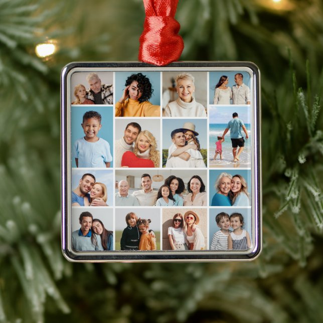 Create Your Own 15 Photo Collage Metal Tree Decoration (Tree)