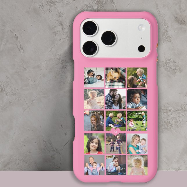 Create your own 15 photo collage monogrammed (Creator Uploaded)