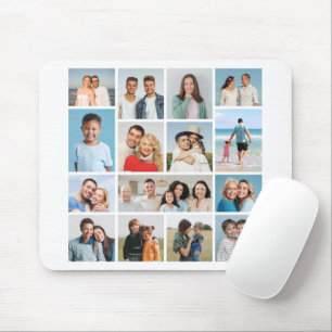 Create Your Own 15 Photo Collage Mouse Mat
