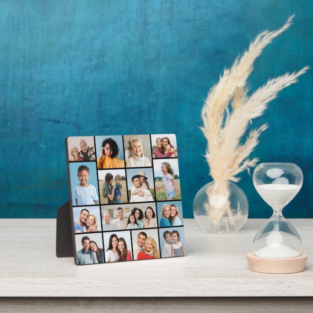 Create Your Own 15 Photo Collage Plaque (Insitu)