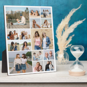 Create Your Own 15 Photo Collage Plaque