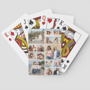 Create Your Own 15 Photo Collage Playing Cards