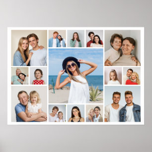 Create Your Own 15 Photo Collage  Poster