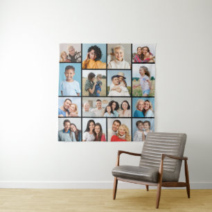 Create Your Own 15 Photo Collage Tapestry