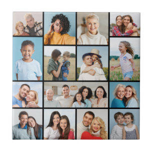 Create Your Own 15 Photo Collage Tile