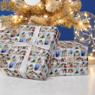 Create Your Own 15 Photo Collage  Wrapping Paper