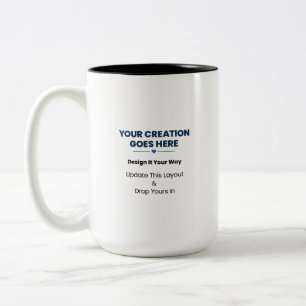 Create Your Own 15oz Two Tone Coffee Mug