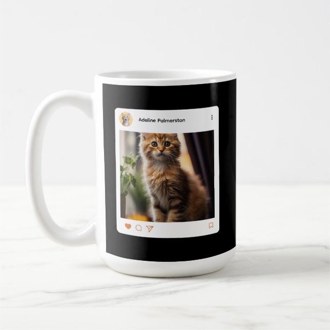 Create Your Own 15oz Two Tone Coffee Mug (Left)