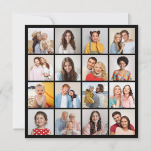 Create Your Own 16 Photo Collage Card