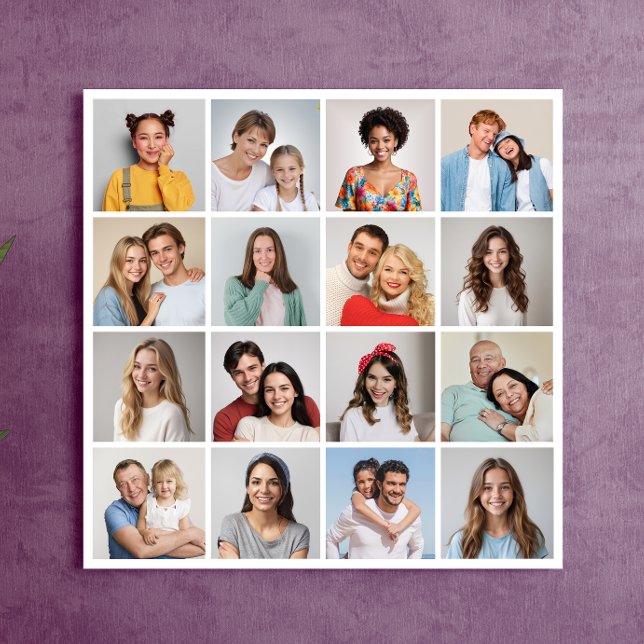 Create Your Own 16 Photo Collage Photo Enlargement (16 Photo Collage Photo Enlargement Print)