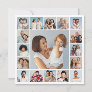 Create Your Own 17 Photo Collage Card