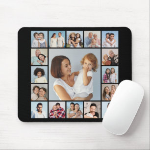 Create Your Own 17 Photo Collage Mouse Mat