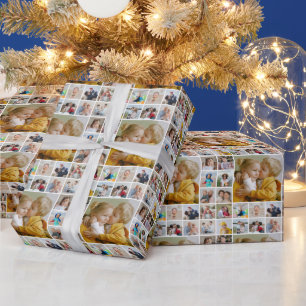 Create Your Own 17 Photo Collage  Wrapping Paper