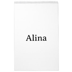 Create Your Own 17" x 11" Single Page Medium White Calendar