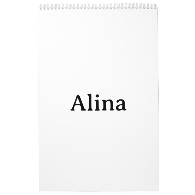 Create Your Own 17" x 11" Single Page Medium White Calendar (Cover)