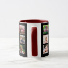 Create Your Own 18 Family Photo Collage Black