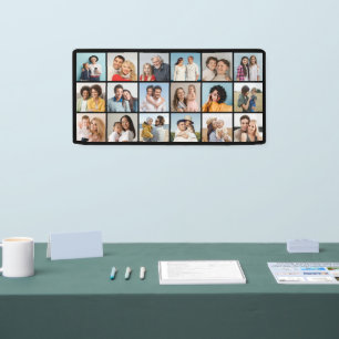 Create Your Own 18 Photo Collage  Banner