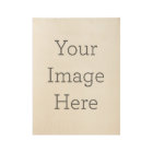 Create Your Own 19" x 29" Vertical Wood Poster