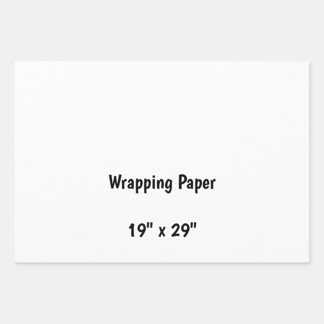 Create Your Own 19" x 29" Wrapping Paper Set of 3  (Front)