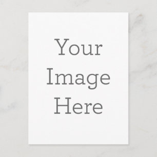 Create Your Own 19oz White Porcelain Pitcher Postcard