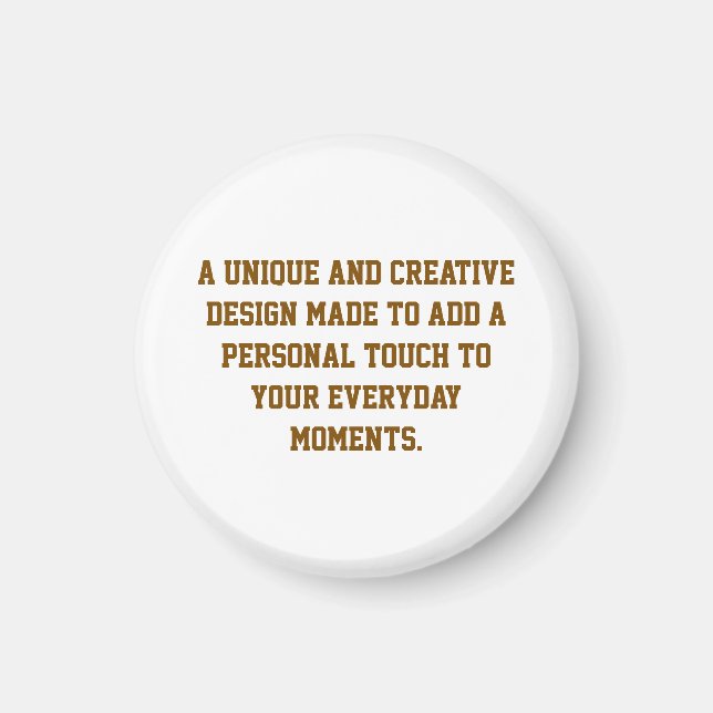 Create Your Own 1¼ Circular Magnet (Front)
