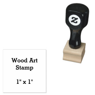 Create Your Own 1" x 1" Wood Art Stamp