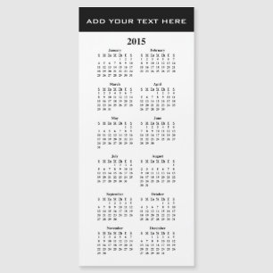 Create Your Own 2015 Calendar Template
