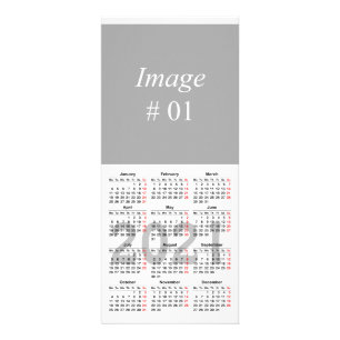 Create your own 2021 calendar rack card