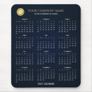 Create Your Own 2021 Company Calendar   Mousepad