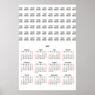 Create Your Own 2021 Custom Calendar Poster