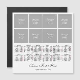 Create your own 2022 calendar Magnetic card