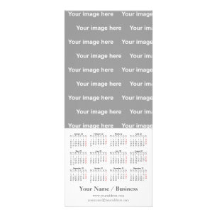 Create your own 2022 calendar Rack Card