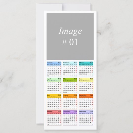 Create your own 2023 calendar Flat Card Zazzle.co.uk