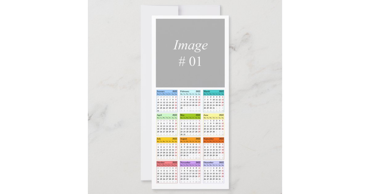 Create your own 2023 calendar Flat Card | Zazzle