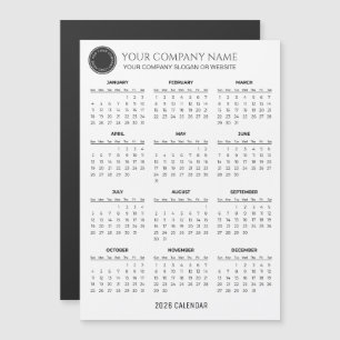 Create Your Own 2026 Company Calendar   Magnet