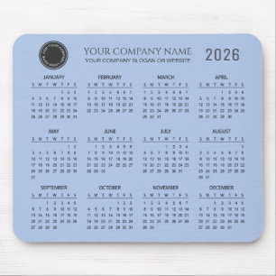 Create Your Own 2026 Company Calendar    Mouse Mat