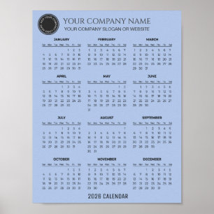 Create Your Own 2026 Company Calendar Poster