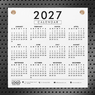 Create Your Own 2027 Business Logo Calendar