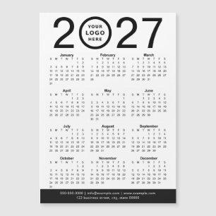Create Your Own 2027 Business Logo Calendar