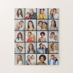Create Your Own 20 Photo Collage Jigsaw Puzzle
