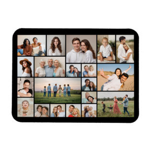 Create Your Own 20 Photo Collage Magnet