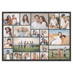 Create Your Own 20 Photo Collage Tablecloth