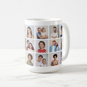 Create Your Own 21 Photo Collage  Coffee Mug