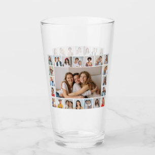 Create Your Own 21 Photo Collage Glass