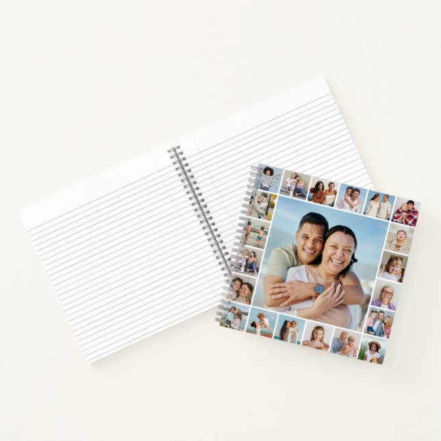 Create Your Own 21 Photo Collage Notebook (Inside)